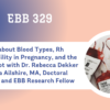 EBB 329 – Q & A about Blood Types, Rh Incompatibility in Pregnancy, and the Rhogam Shot