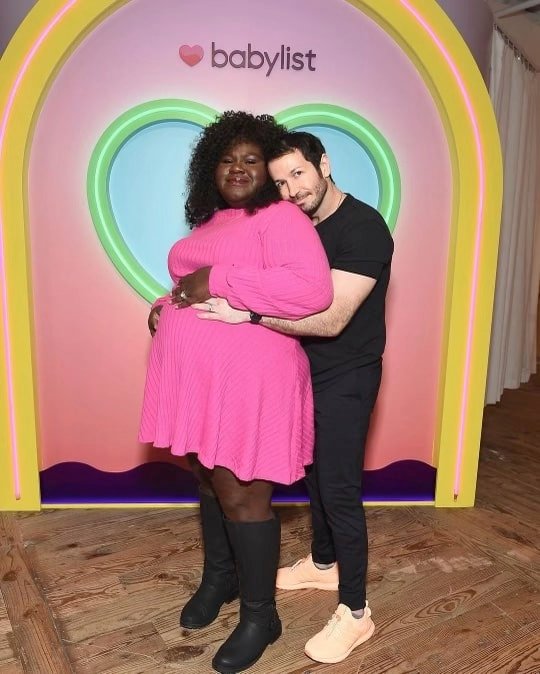 Pregnant Gabby Sidibe and brandon Frankel