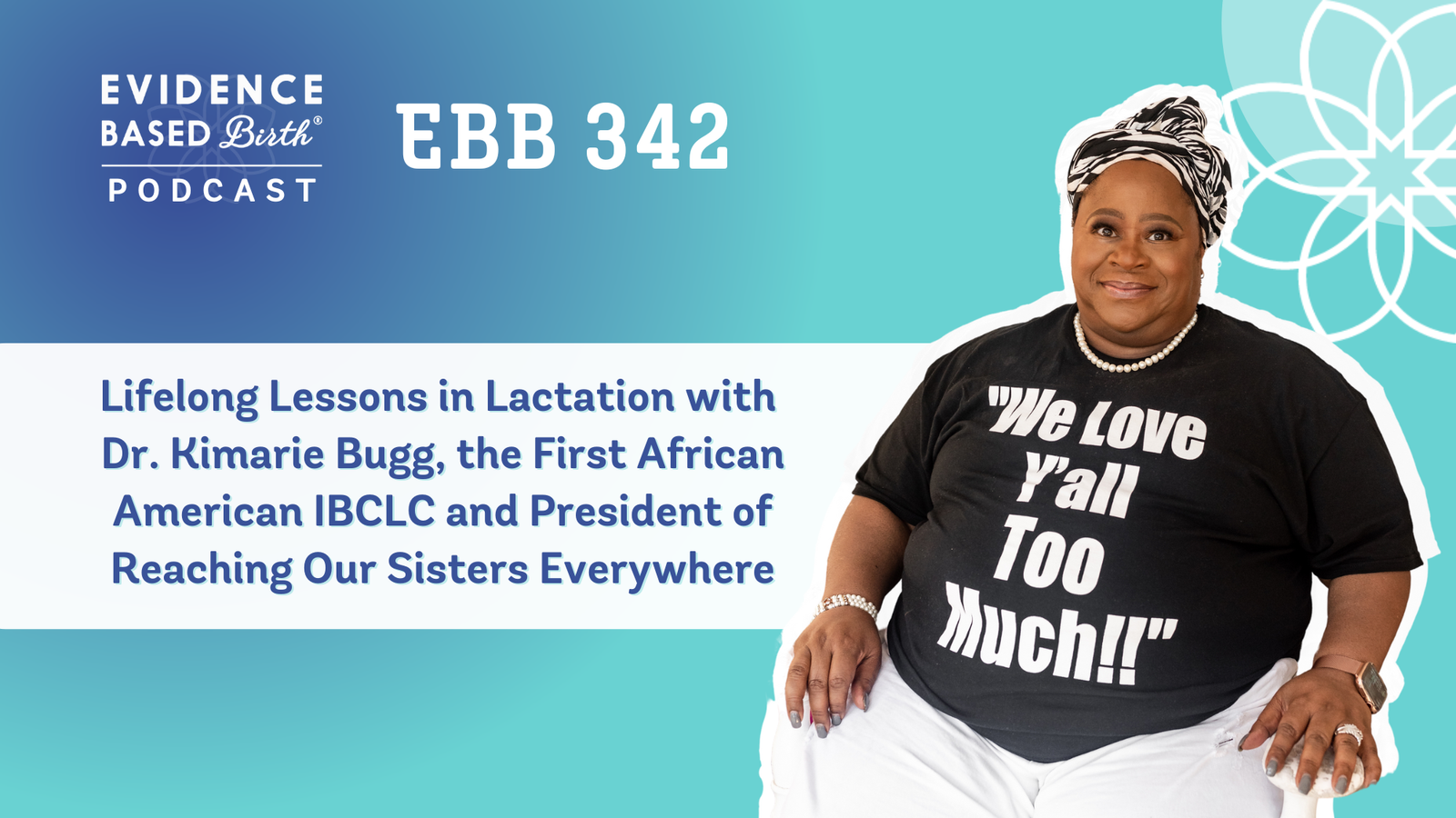 EBB 342 – Lifelong Lessons in Lactation with Dr. Kimarie Bugg, the First African American IBCLC and President of Reaching Our Sisters Everywhere