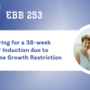 REPLAY: EBB 253 – Preparing for a 38-week Labor Induction due to Intrauterine Growth Restriction with Leah Bergman, EBB Childbirth Class Graduate